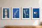 Serie en Azul: Serie de Pequeño Formato - Miniatura 1