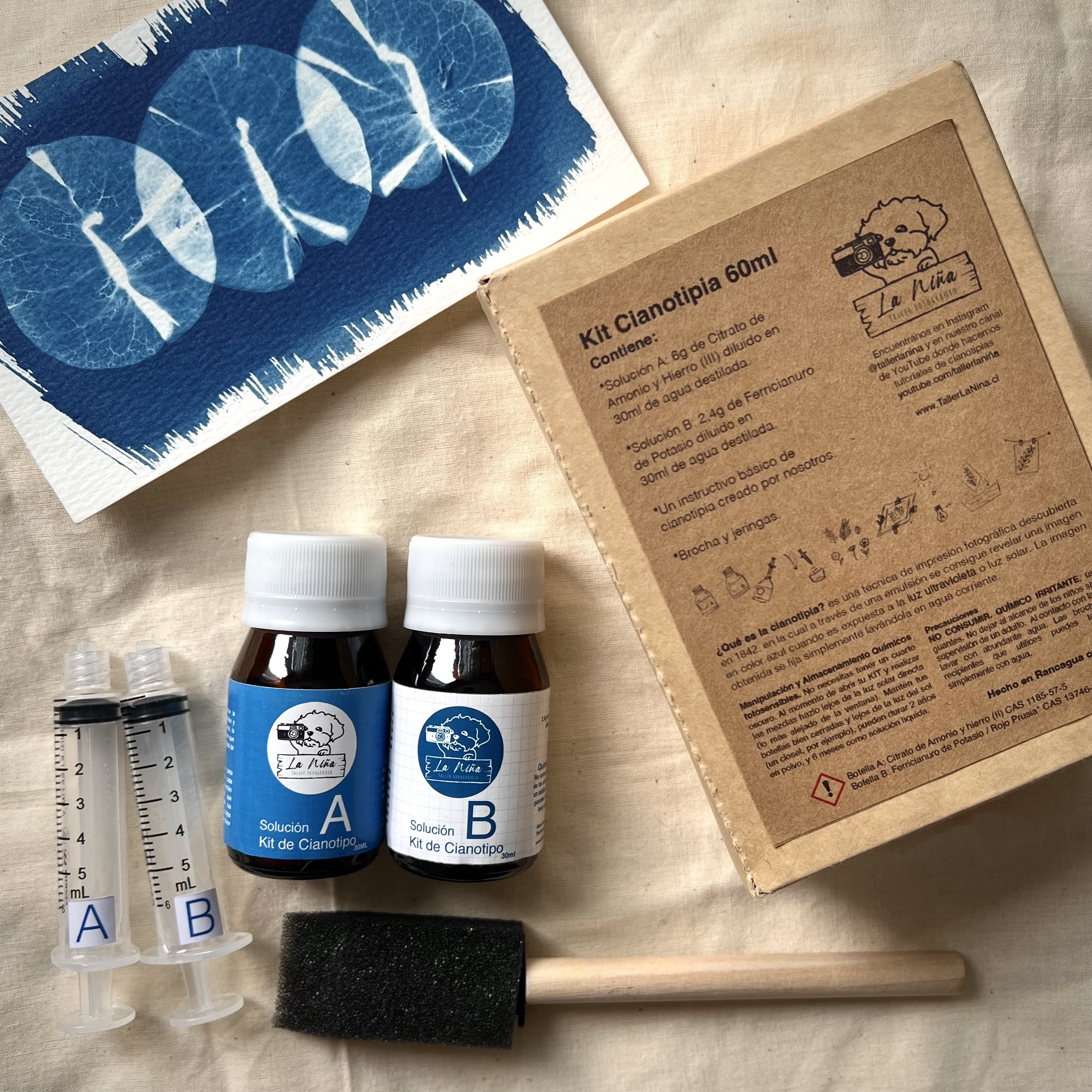 Kit mini Cianotipia 60 mL