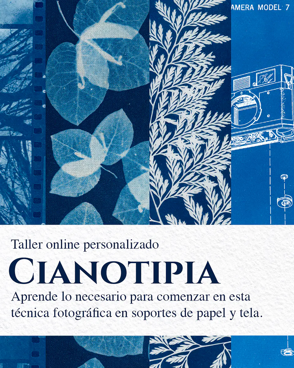 Taller online personalizado + Kit Mini Cianotipia 1