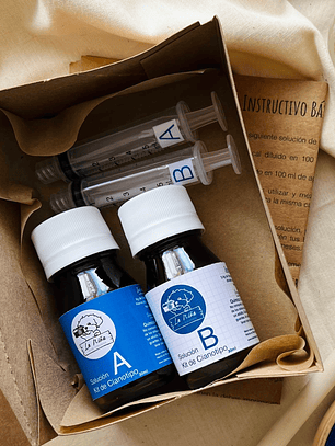 Kit mini Cianotipia 60 mL - SIN BROCHA