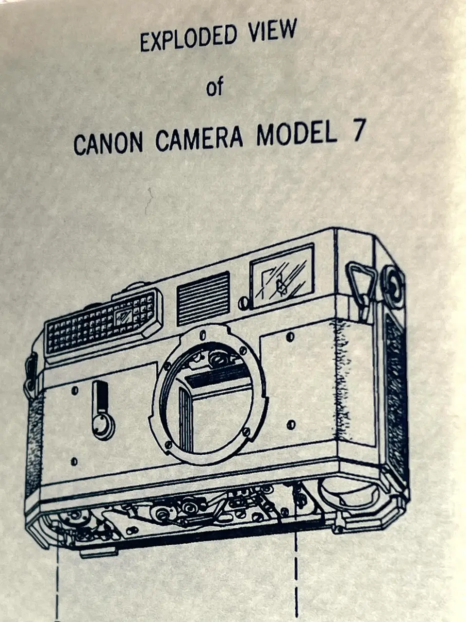 PRODUCTO FÍSICO - Cuadro Cianotipia Canon Camera  3