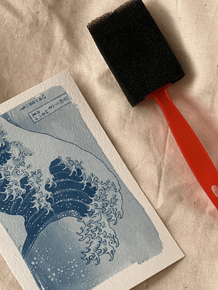 Brochas de Espuma mediana - mango rojo