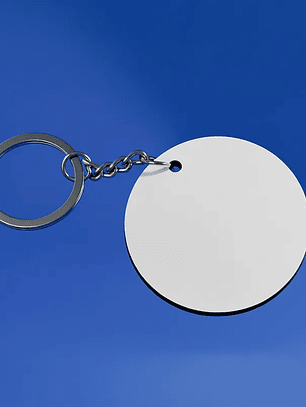 Llavero MDF 5 cm de diámetro