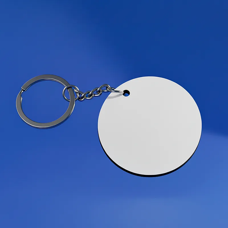 Llavero MDF 5 cm de diámetro 1