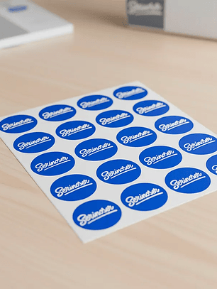 Sticker adhesivo PVC