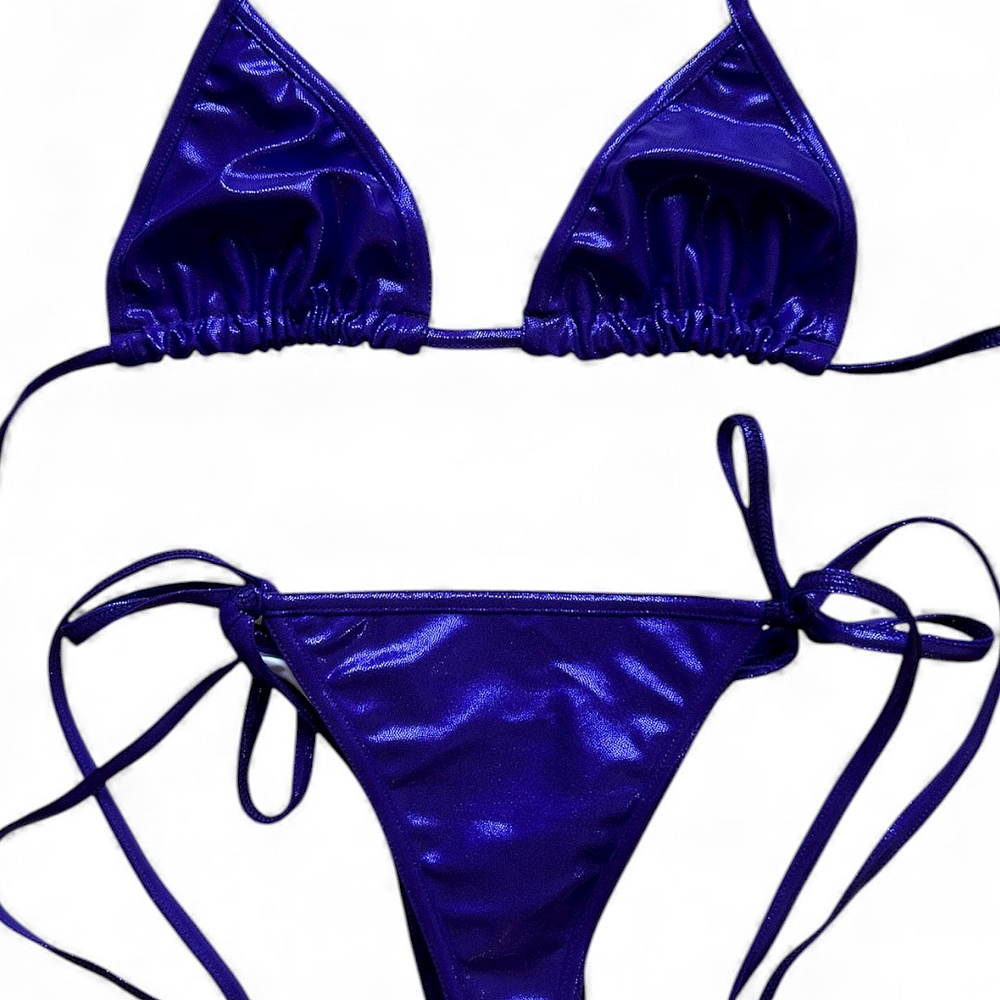 Tanga Morada Brillosa