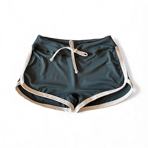 short RETRO Azul Petróleo