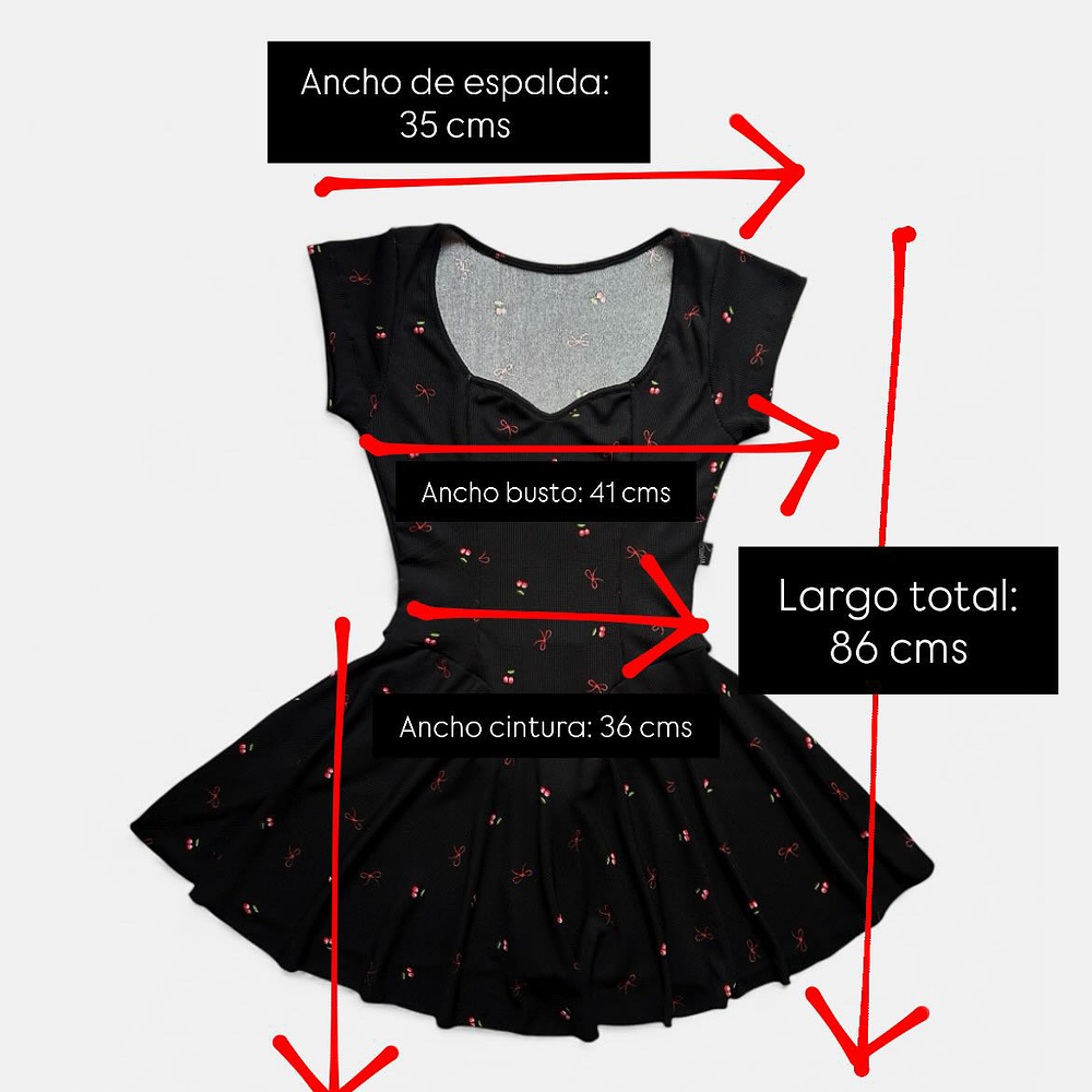 Vestido Corazón negro metalizado 2