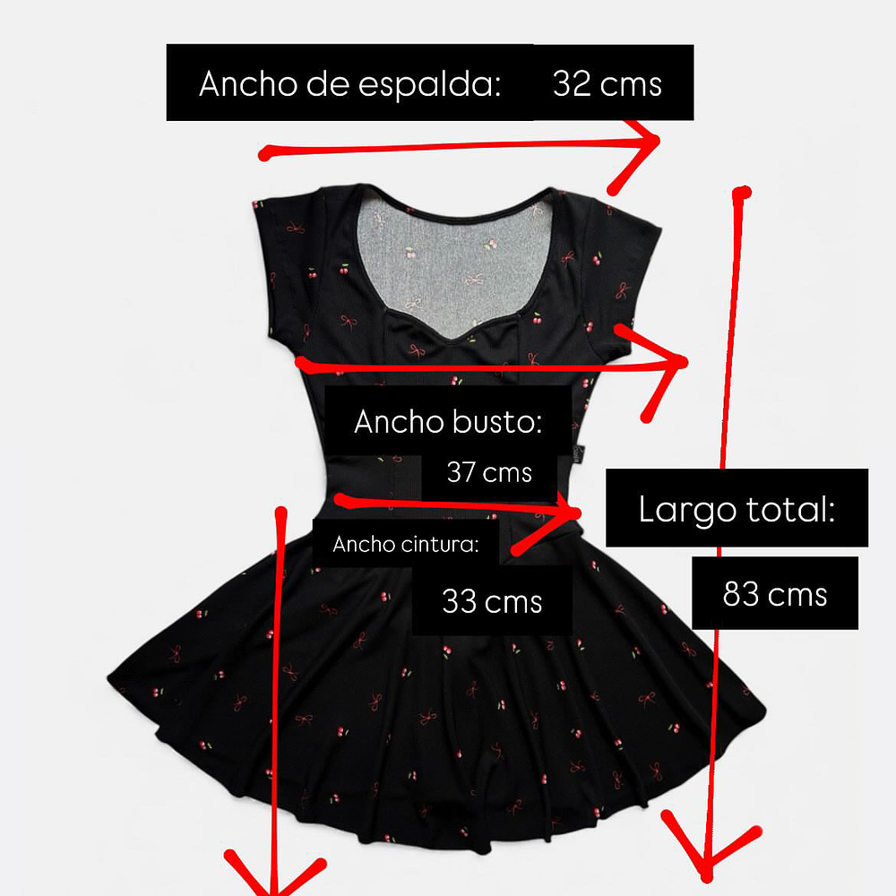 Vestido Corazón negro metalizado 3