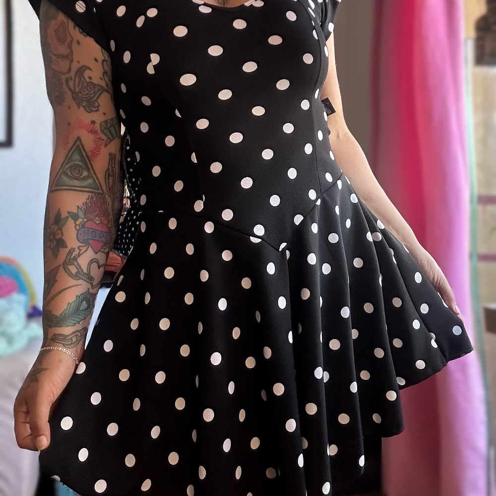 Vestido Corazón Lunares