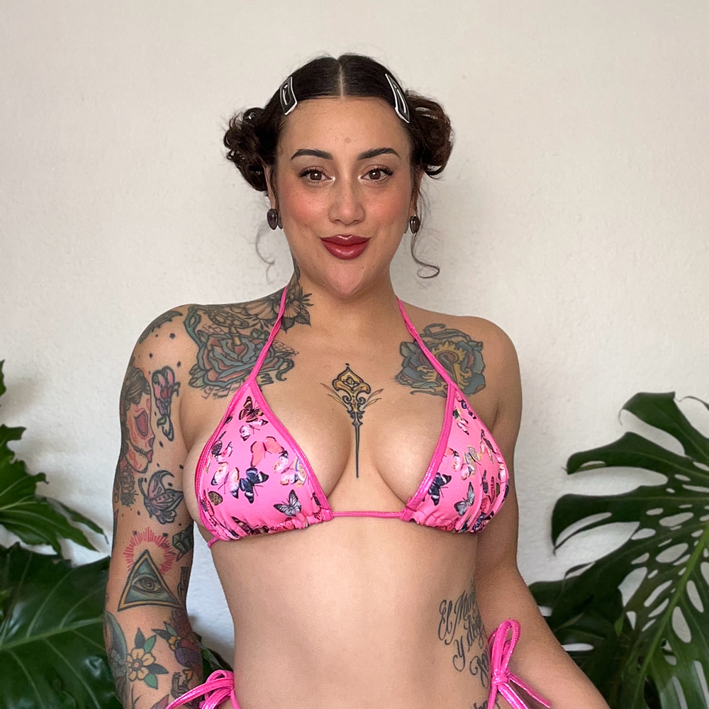 Tanga Flamencos fucsia