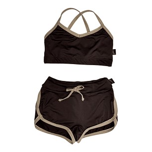 Conjunto Retro Chocolate 