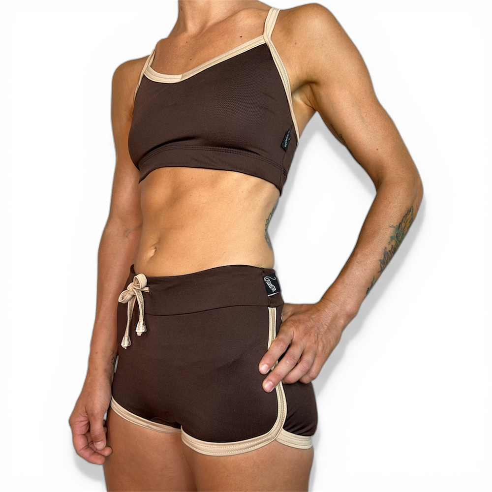 Conjunto Retro Chocolate  2