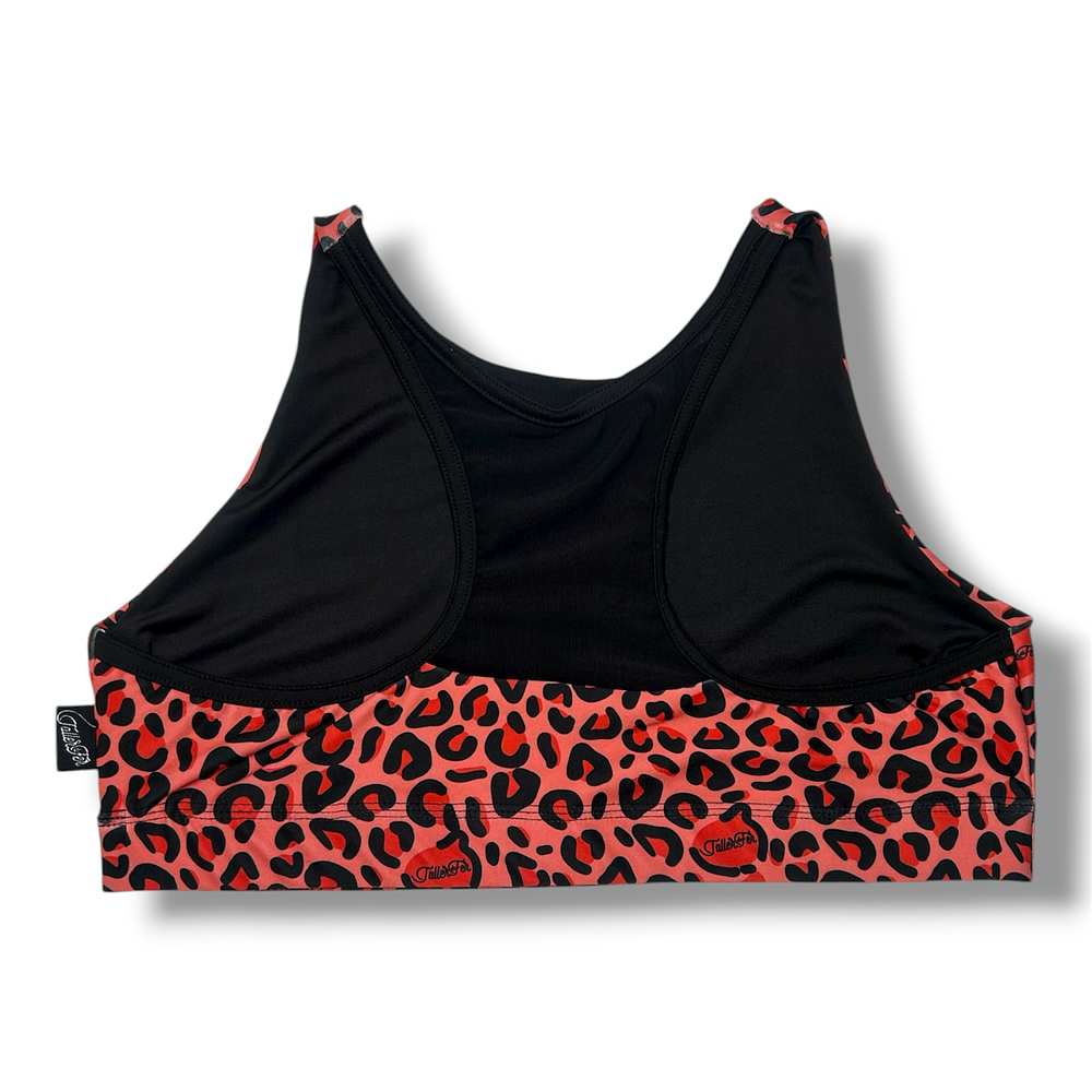 Top Halter Animal Print Rojo 2