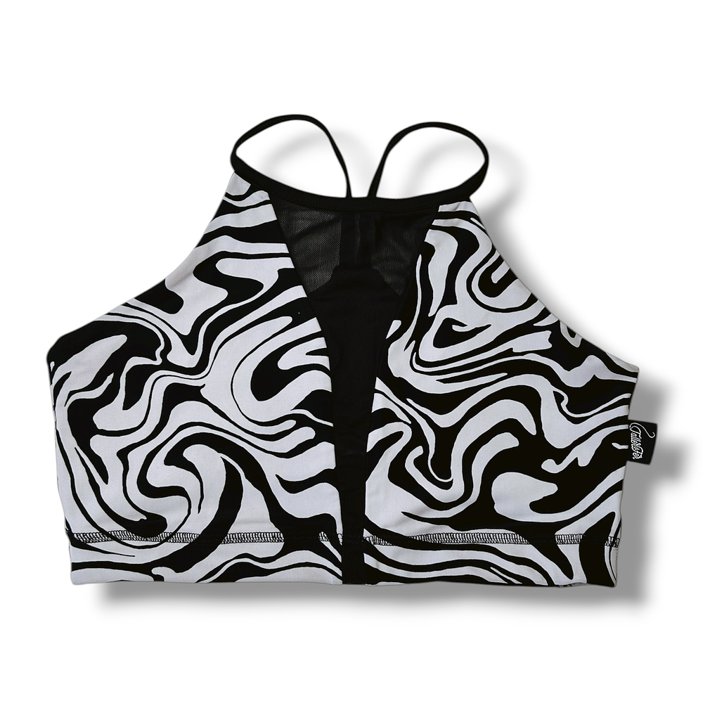 Conjunto Lina clásica y Top brava B&N 3