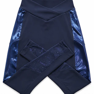 Calza Fran Estrellas Azul Marino