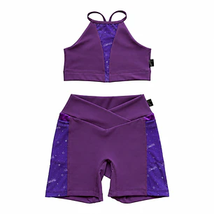 Conjunto Destellos Púrpura 