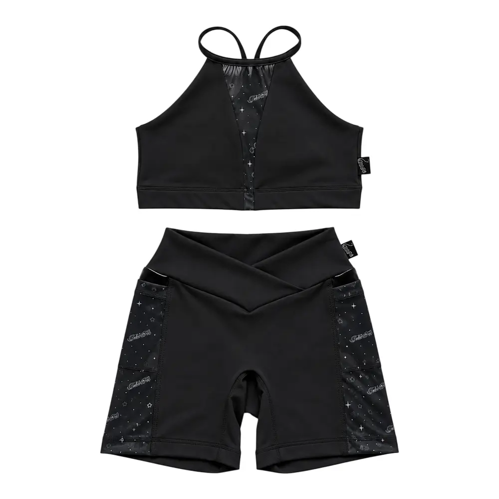 Conjunto Destellos Negro