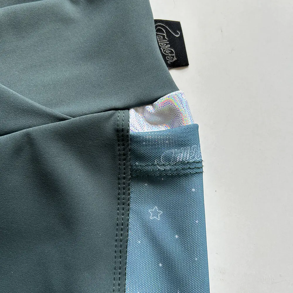Conjunto Destellos Verde Botella 3