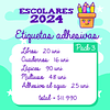 Adhesivos escolares 2026