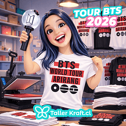 POLERA TOUR MUNDIAL BTS 2026
