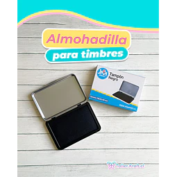Almohadilla para timbres 11x7 cm