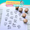Timbres Snoopy Con frases