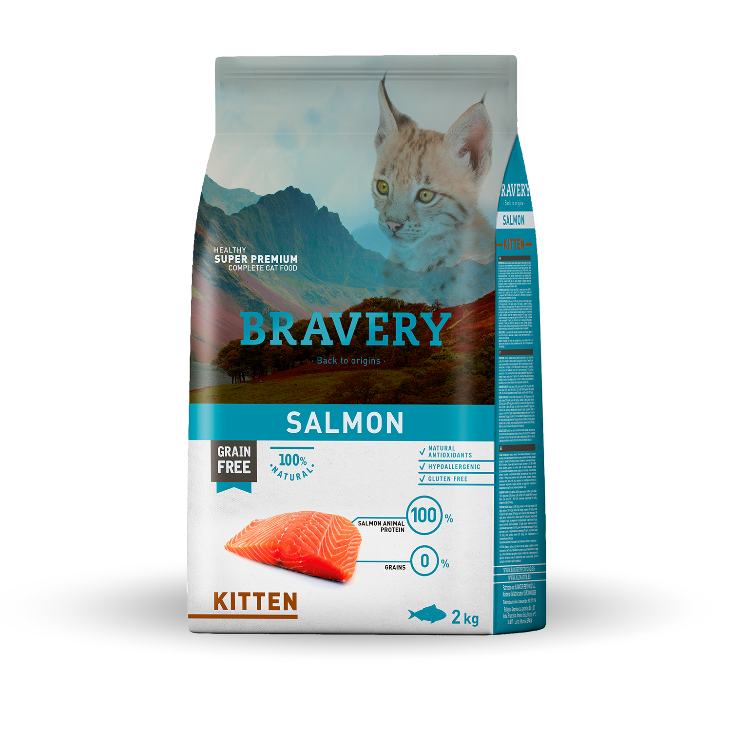 Bravery Salmon Kitten 2 Kg 1