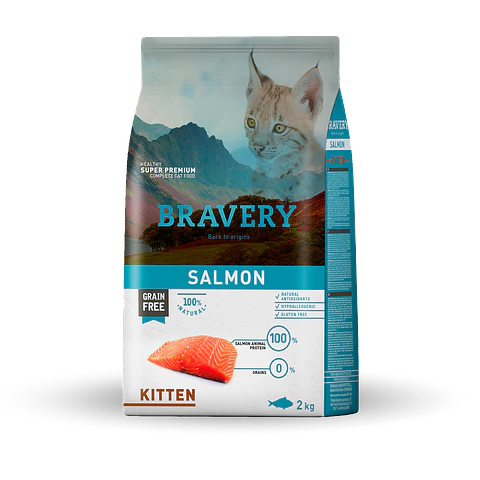 Bravery Salmon Kitten 2 Kg
