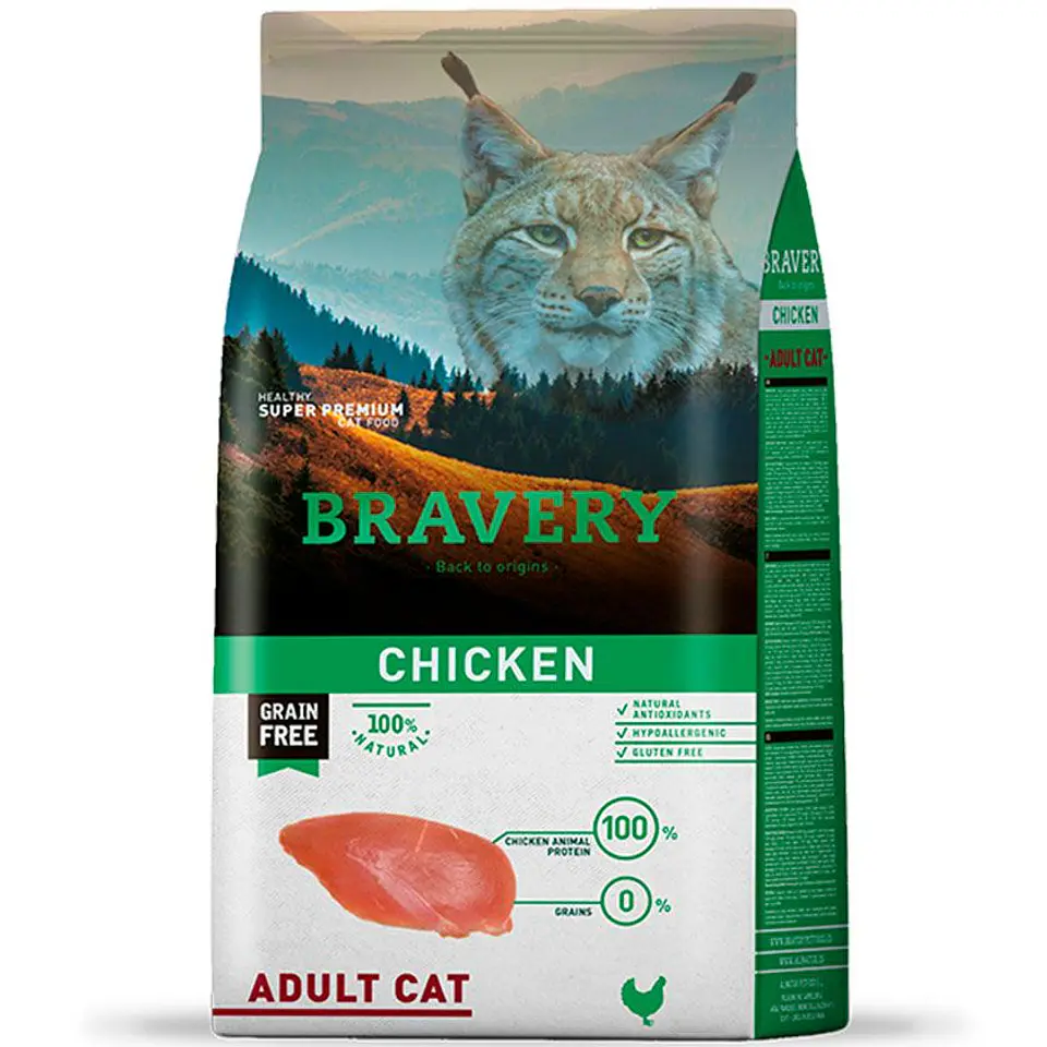 Bravery Chicken Adulto Gato 2Kg 1