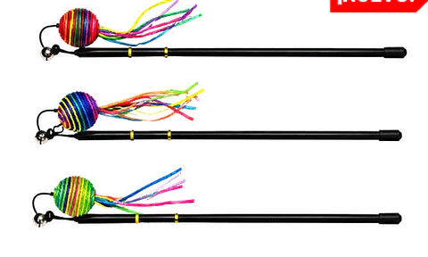 Varilla Con Pelota De Arcoiris 40Cm