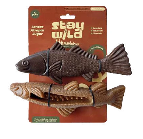 Juguete Stay Wild Pack 2 Peces 20X7 Cm