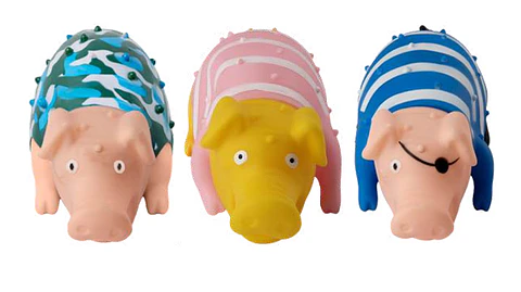 Juguete De Plastico Sonoro Cerdo Diseños