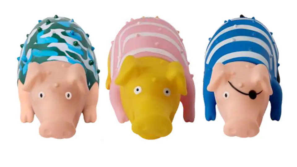 Juguete De Plastico Sonoro Cerdo Diseños 1
