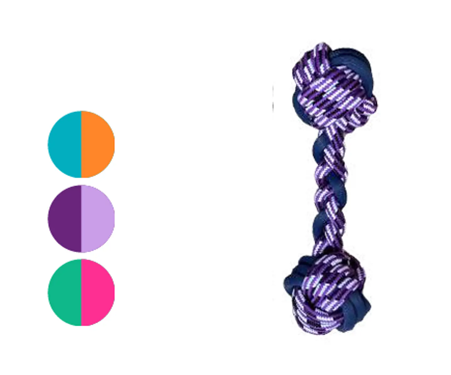 Juguete Cuerda Pelotas Trenzadas 23Cm 1