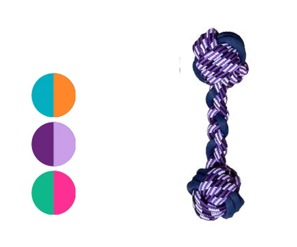 Juguete Cuerda Pelotas Trenzadas 23Cm 1