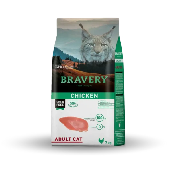 Bravery Chicken Adulto Gato 2Kg 1
