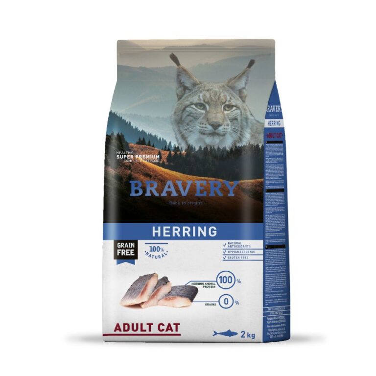 Bravery Herring Adulto Gato 2 Kg 1