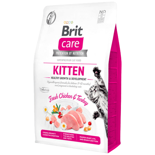 Brit Care Grain Free Kitten Healthy Growth 2 Kg 1