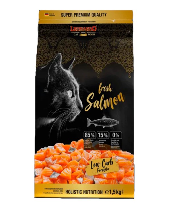 Leonardo Gato Fresh Meat Salmón 1.5 Kg 1