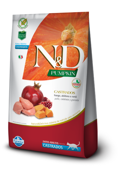 N&D Pumpkin Felino Castrado Frango 1.5Kg 1