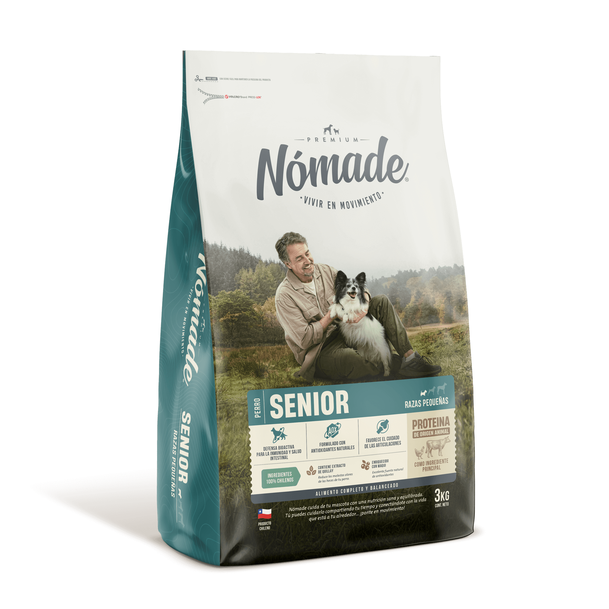 Nomade Senior Razas Pequeñas 3 Kg 1