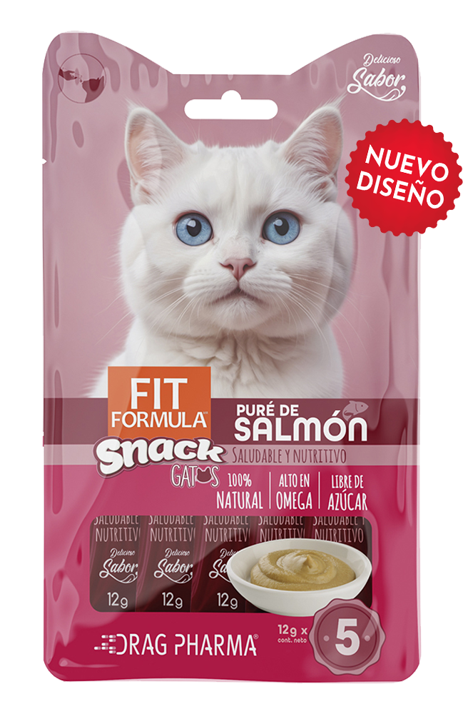 Fit Formula Gato Snack Puré De Salmón 15 Gr 1