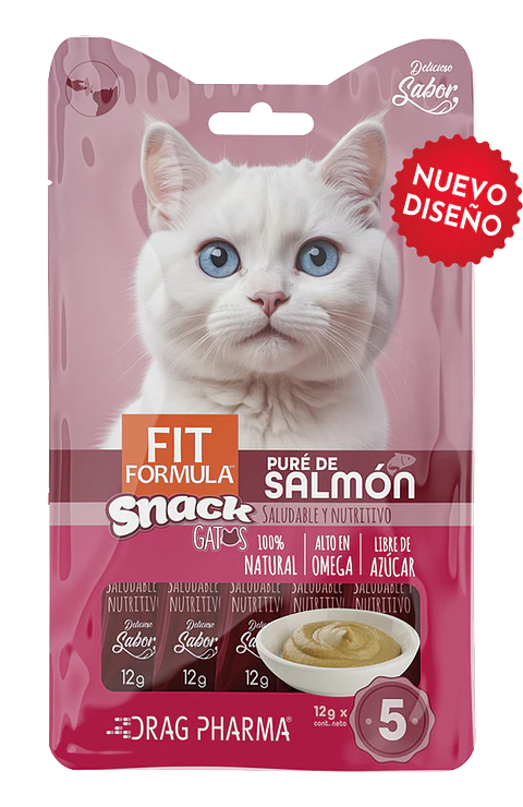 Fit Formula Gato Snack Puré De Salmón 15 Gr