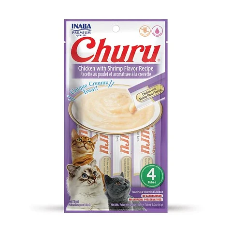 Churu Cat Chicken/Shrimp 14Gr/4 Tubes