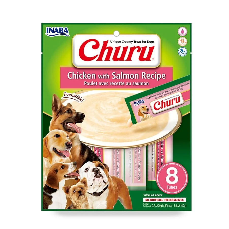 Churu Dog Chicken/Salmon 20Gr/8 Tubes 1