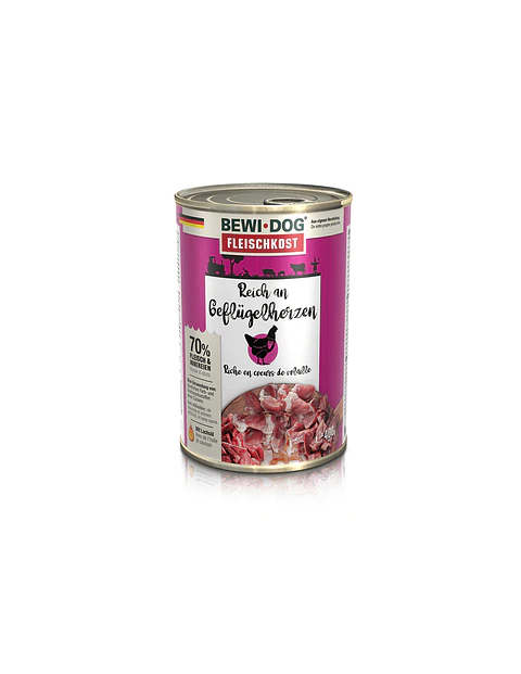 Lata Bewi Dog Rico Corazon Ave 400Gr