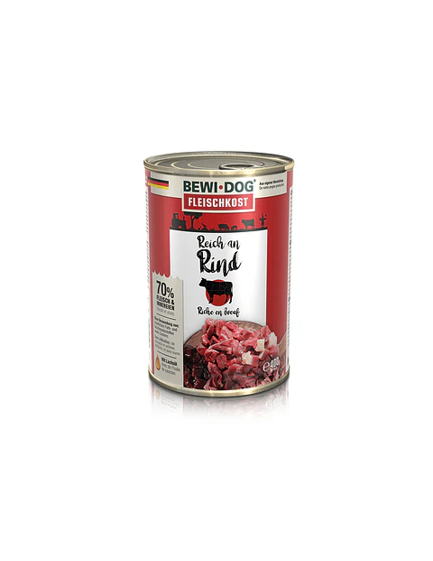 Lata Bewi Dog Rico En Res 400Gr