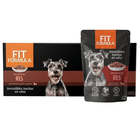 Sachet Fit Perro Carne 85Gr