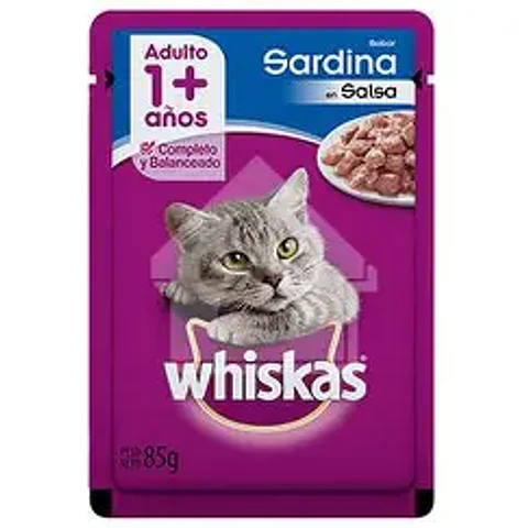 Sachet Gato Whiskas Sardina 85g